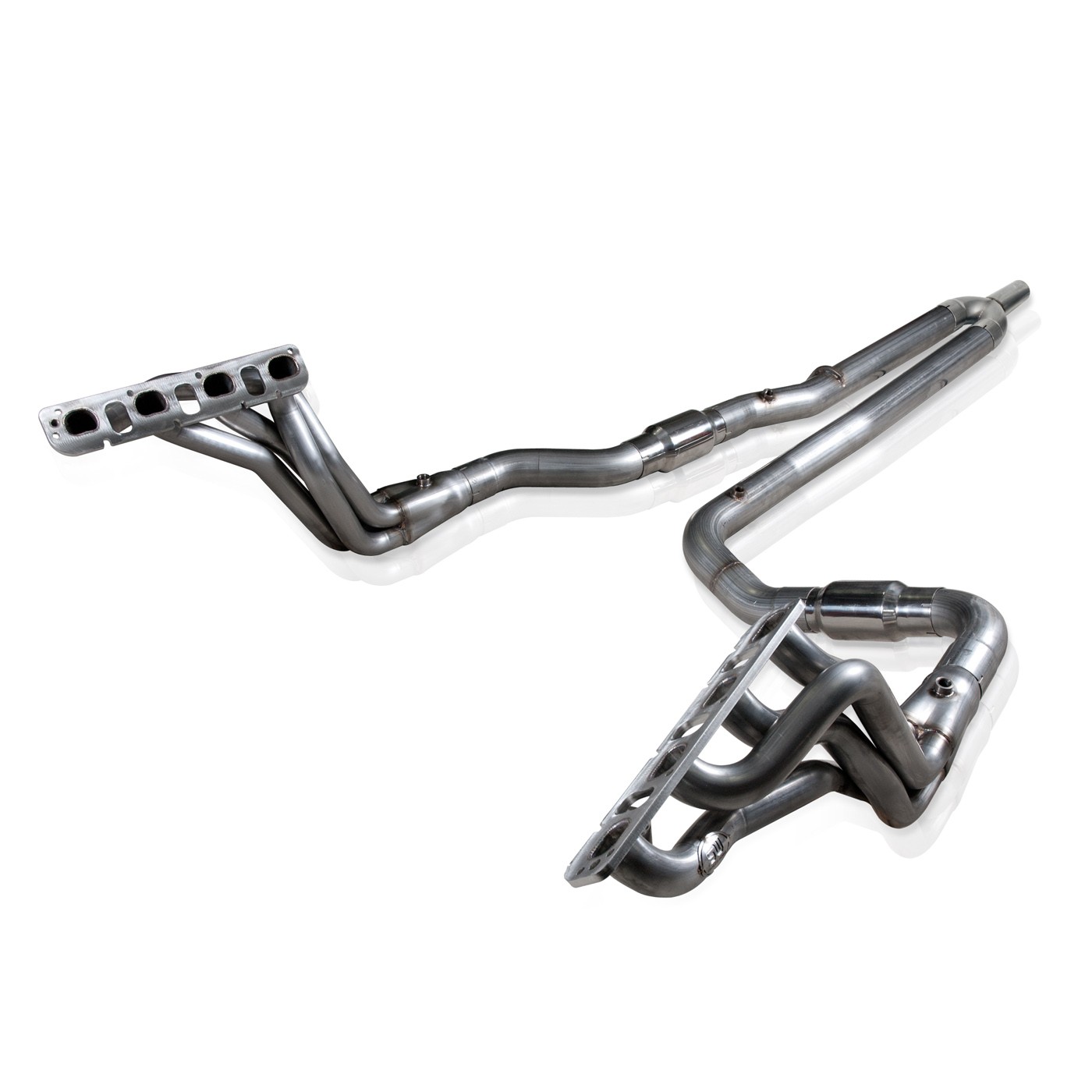 2008-2019 Dodge Ram Stainless Works 1 7/8" Stainless Long Tube Headers w/Cats & Factory Connection