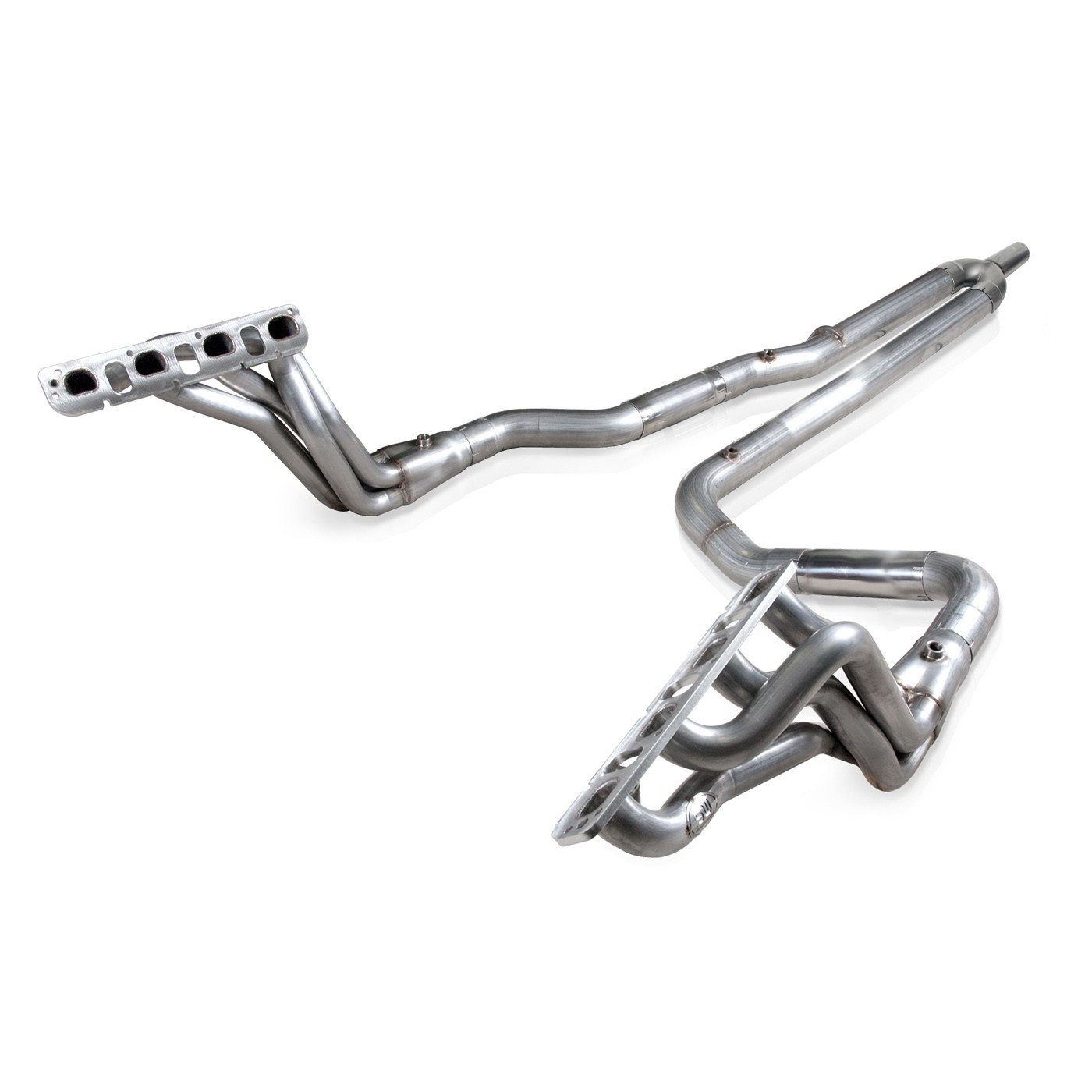 2008-2019 Dodge Ram Stainless Works 1 7/8" Stainless Long Tube Headers -Offroad Pipes & Factory Connection