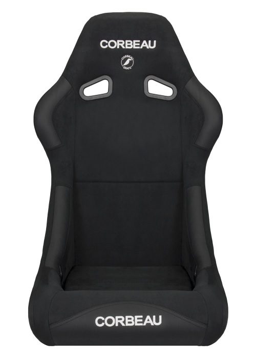 Corbeau Forza Seats - Black Microsuede