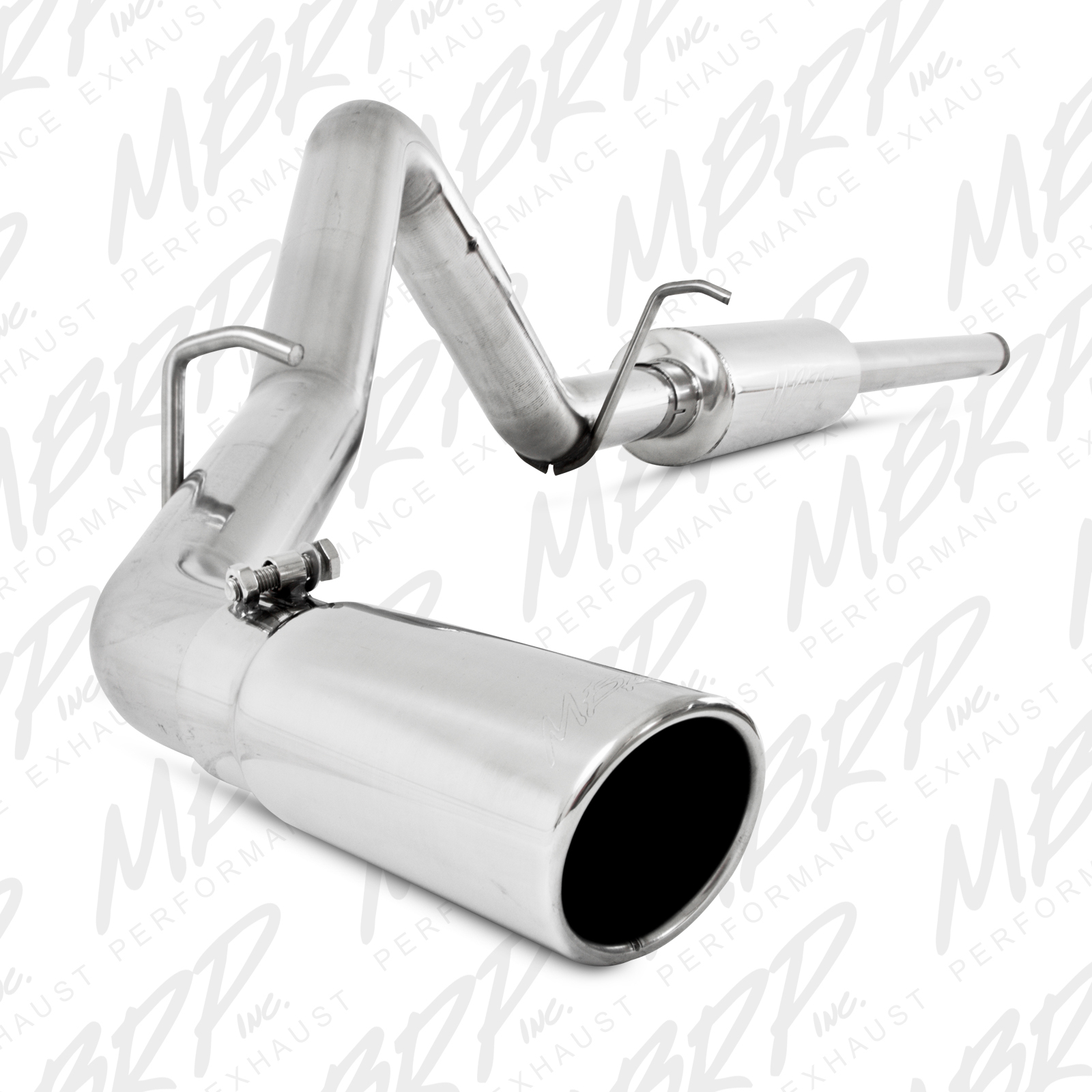 2009-2013 Chevy/GMC 1500 MBRP Performance 409 Stainless Steel Catback Exhaust System w/Single Side Exit Polished Tip