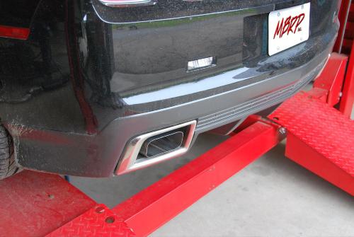 2010+ Camaro SS MBRP Performance Exhaust w/Rectangle Tips (Made for the Factory Ground Effects) T409 Stainless