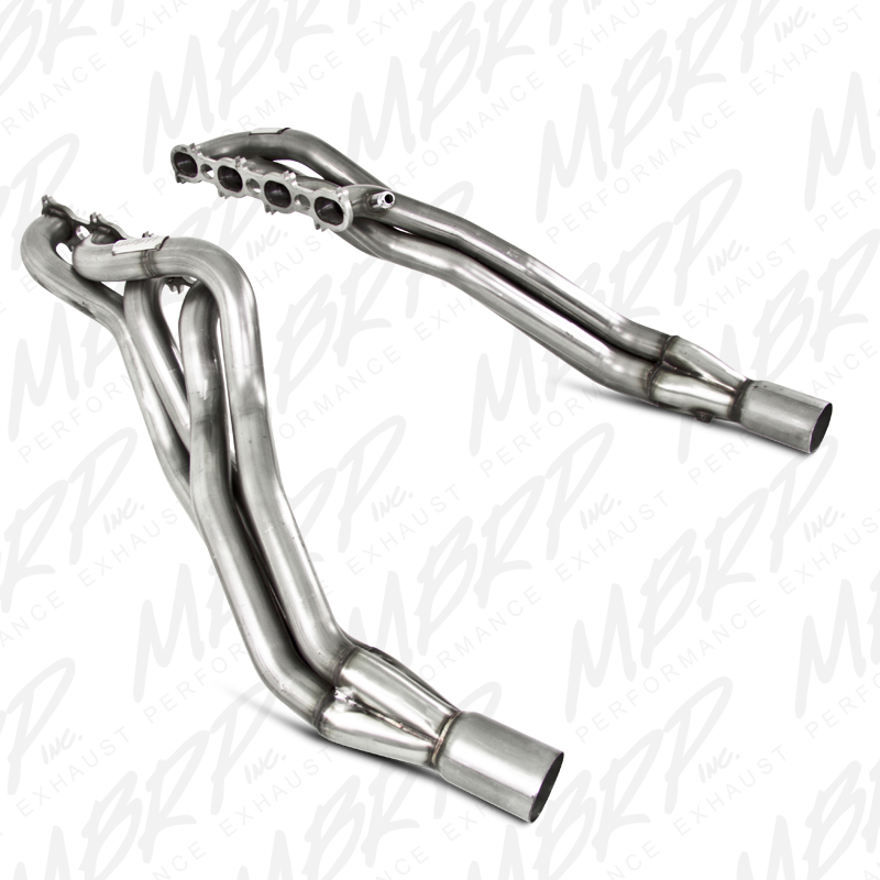 2011+ Ford Mustang GT500 5.4L V8 MBRP Performance T304 Stainless Long Tube Headers