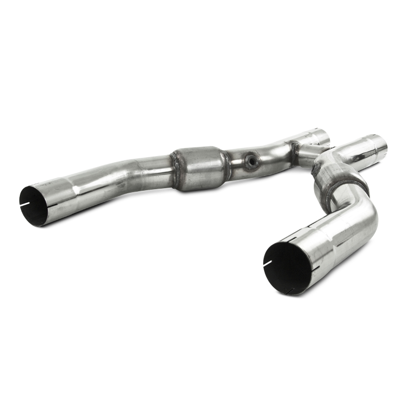 2011+ Ford Mustang GT500 5.4L V8 MBRP Performance Catted T304 Stainless H-Pipe (Use with MBRP Headers)