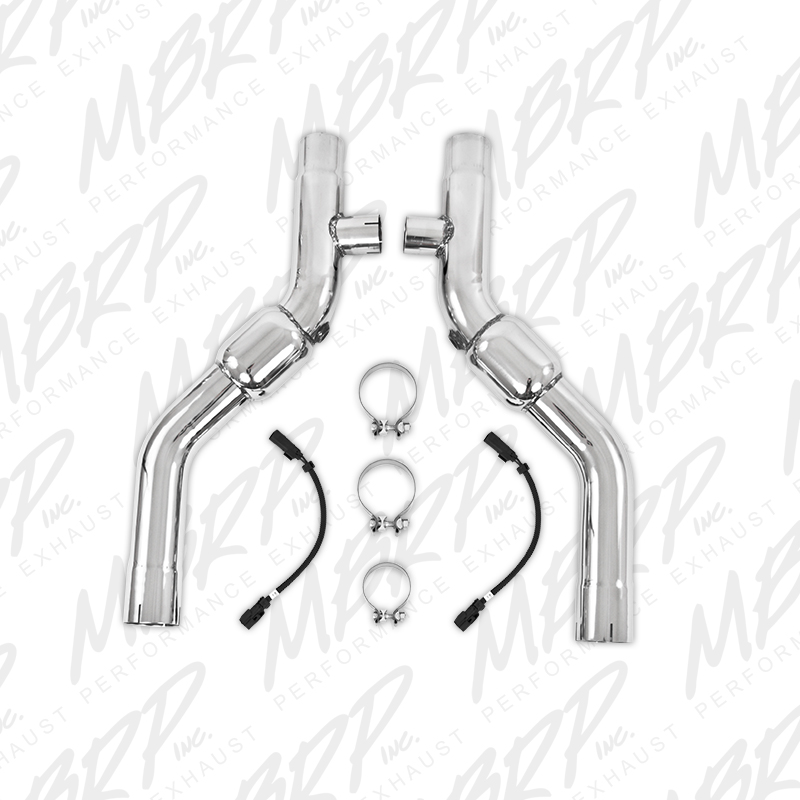 2007-2010 Ford Mustang GT500 MBRP Performance Catted 3" T304 Stainless H-Pipe