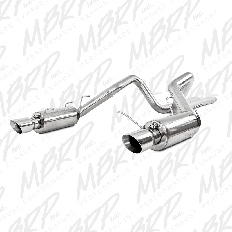 2011+ Ford Mustang GT 5.0L MBRP Performance Dual Split Race Series Stainless Steel Catback Exhaust System