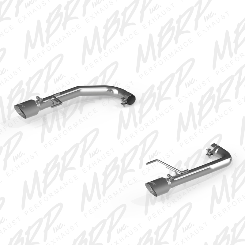 2015+ Ford Mustang GT 5.0L V8 MBRP Performance Muffler Delete Axle Back Exhaust Kit