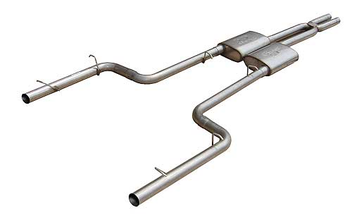 2011+ Dodge Charger 5.7L V8 Pypes Performance 2.5" Stainless Catback Exhaust System w/RacePro Mufflers