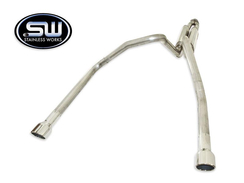 2006-2009 Trailblazer SS Stainless Works True Dual Exhaust w/S-Tube Mufflers (Ypipe)
