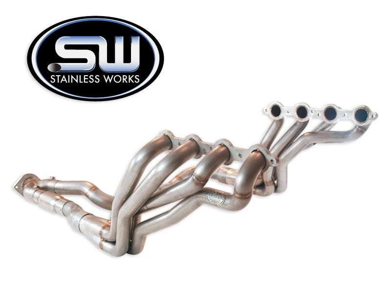 2006-2009 Trailblazer SS Stainless Works Long Tube Headers(w/Cats)